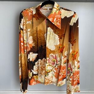 Favorite Daughter Jane Shirt In Sienna. Floral Blouse. Size Small.